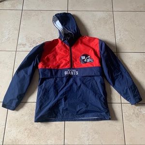 NY Giants hooded pullover jacket
